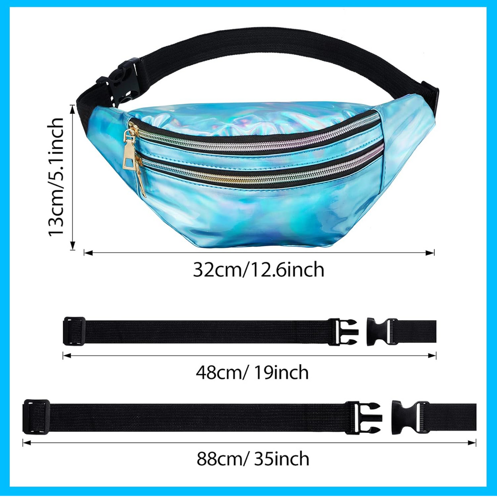HOLOGRAPHIC FANNY PACK