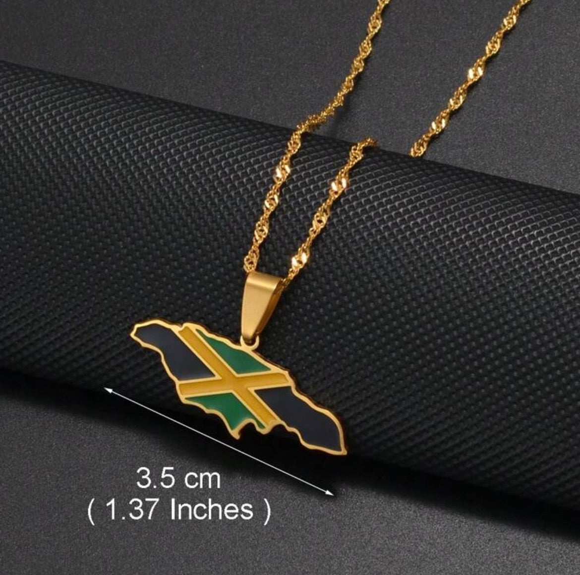 COUNTRY FLAG MAP NECKLACE