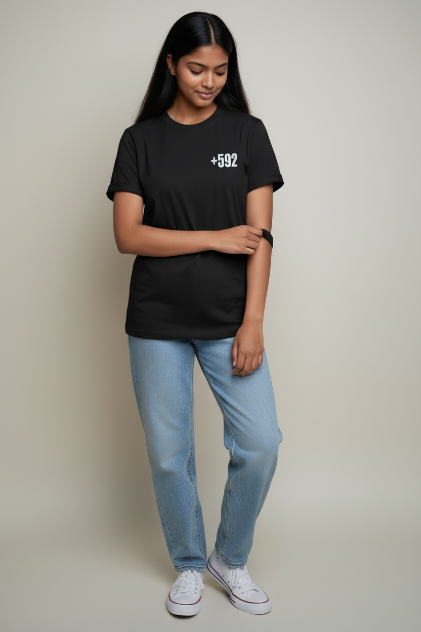 COUNTRY AREA CODE REFLECTIVE-EAT SLEEP FETE REPEAT TEE