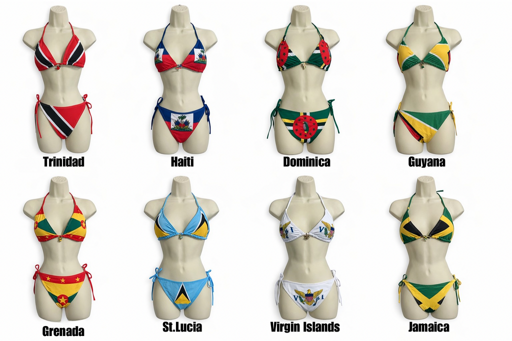CHARMED FLAG SWIMSUIT